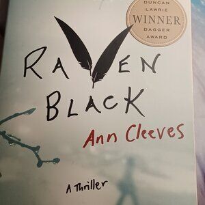 NWT RAVEN BLACK BY ANN CLEEVES A THRILLER